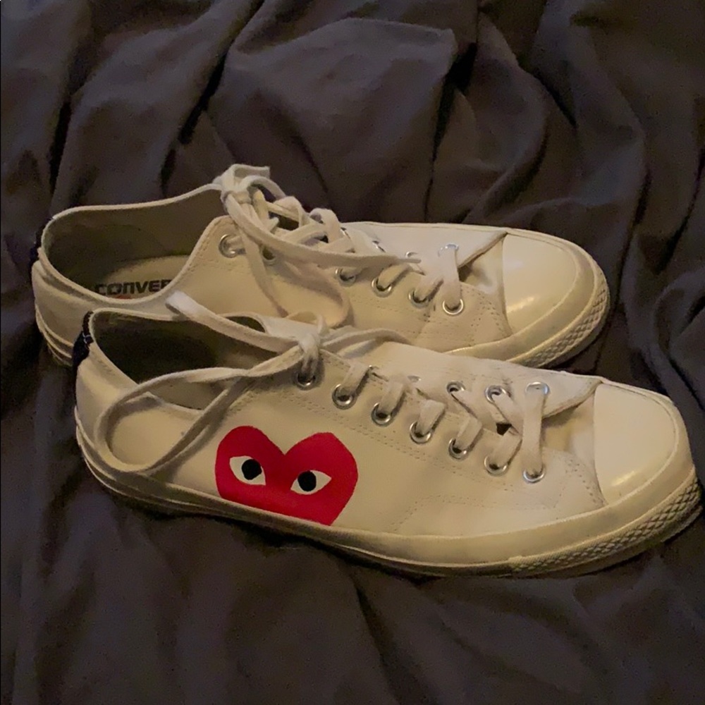 Comme Des Garçons Converse Low Tops